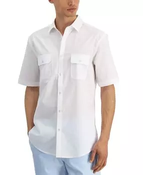 Мужская рубашка warren, созданная для macy's Alfani, белый