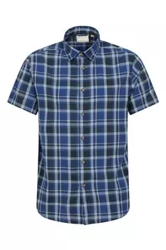 Мужская рубашка выходного дня из хлопка Mountain Warehouse, синий