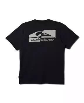 Мужская рваная футболка с коротким рукавом Quiksilver, черный