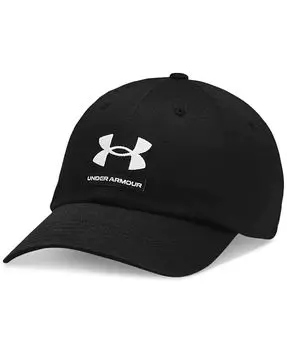 Мужская саржевая шляпа с вышитым логотипом Under Armour, черный