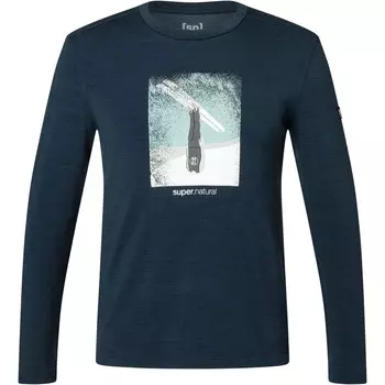 Мужская щетка для волос с длинным рукавом Super.Natural, синий