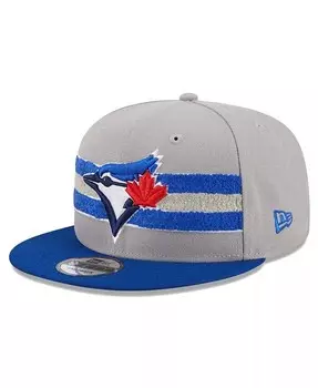 Мужская серая бейсболка Royal Toronto Blue Jays Band 9FIFTY Snapback New Era, серый