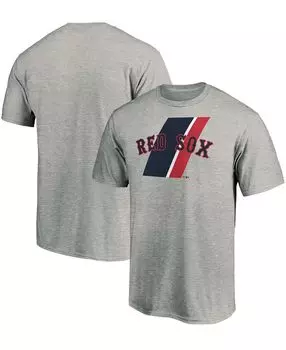 Мужская серая футболка boston red sox prep squad с меланжевым покрытием Fanatics, мульти