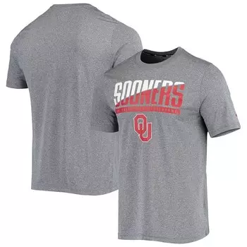 Мужская серая футболка Champion Oklahoma owners с надписью Slash, цвет Okl Grey