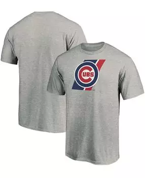 Мужская серая футболка chicago cubs prep squad с меланжевым покрытием Fanatics, мульти