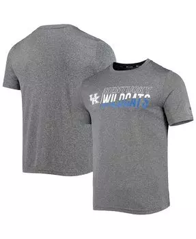 Мужская серая футболка Kentucky Wildcats Slash Stack Champion, серый