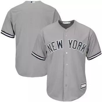 Мужская серая футболка команды New York Yankees Big & Tall Replica Team