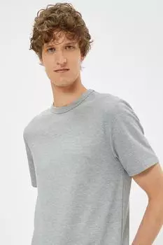 Мужская серая футболка Koton, серый