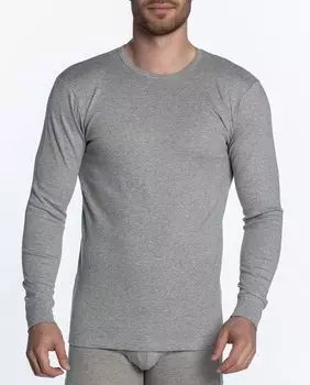 Мужская серая футболка с длинными рукавами Punto Blanco, серый