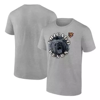 Мужская серая футболка с логотипом Chicago Bears Big & Tall Sporting Chance Fanatics
