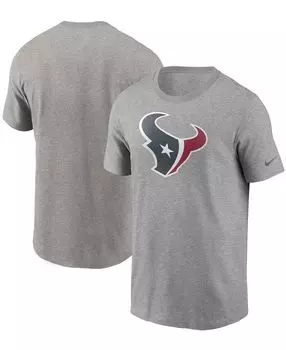 Мужская серая футболка с логотипом Houston Texans Primary Logo Nike