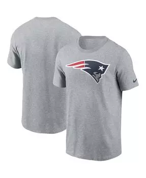 Мужская серая футболка с логотипом New England Patriots Essential Nike, серый