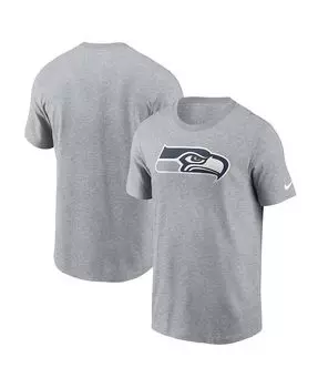 Мужская серая футболка с логотипом Seattle Seahawks Essential Nike, серый