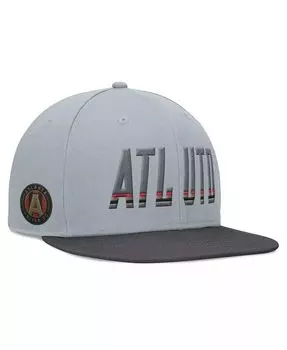Мужская серая кепка Atlanta United FC дымчатая Snapback Fanatics, серый