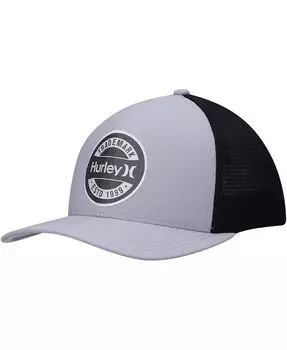 Мужская серая кепка Charter Trucker Snapback Hurley, серый