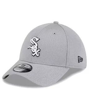 Мужская серая кепка Chicago White Sox Active Pivot 39Thirty Flex New Era, серый