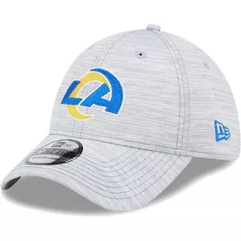Мужская серая кепка New Era Los Angeles Rams Speed 39THIRTY Flex