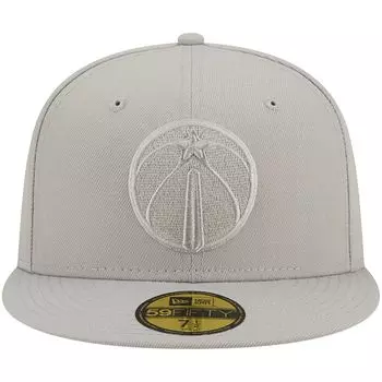 Мужская серая кепка New Era Washington Wizards с логотипом Color Pack 59FIFTY
