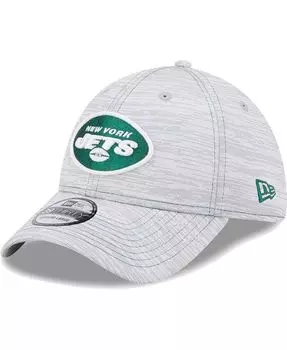 Мужская серая кепка New York Jets Speed 39THIRTY Flex New Era, серый