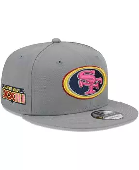 Мужская серая кепка San Francisco 49ers Color Pack Multi 9FIFTY Snapback New Era