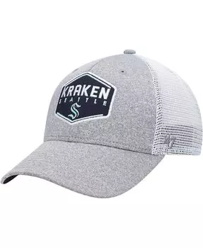 Мужская серая кепка Seattle Kraken Hitch Contender Flex '47 Brand