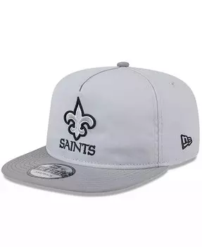 Мужская серая кепка Snapback для гольфиста New Orleans Saints 2024 NFL Training Camp New Era, серый