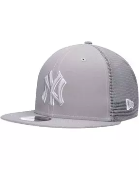 Мужская серая кепка Snapback New York Yankees 2023 для тренировки мяча на поле 9FIFTY New Era