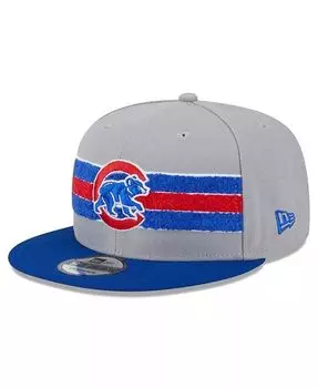 Мужская серая кепка Snapback Royal Chicago Cubs Band 9FIFTY New Era, серый