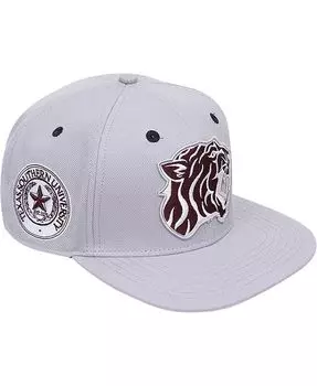 Мужская серая кепка-талисман Texas Southern Tigers Evergreen Snapback Pro Standard