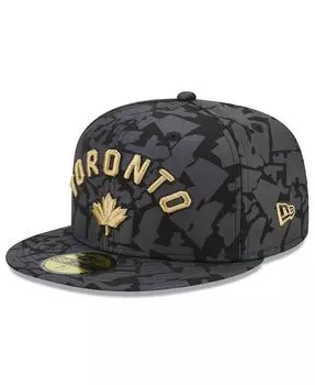 Мужская серая кепка Toronto Raptors 2022/23 City Edition Official 59FIFTY. New Era