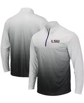 Мужская серая куртка lsu tigers magic team logo с молнией на четверть Colosseum, серый