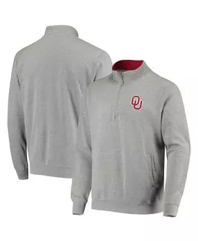 Мужская серая куртка oklahoma sooners tortugas logo с молнией на четверть с логотипом Colosseum, мульти