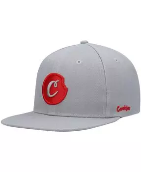 Мужская серая однотонная шляпа Snapback C-Bite Cookies
