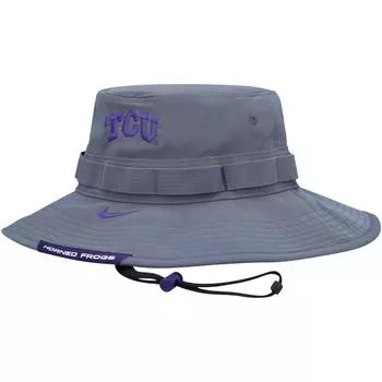 Мужская серая панама Nike TCU Horned Frogs Performance Boonie