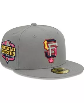 Мужская серая приталенная шляпа San Francisco Giants Color Pack 59FIFTY New Era