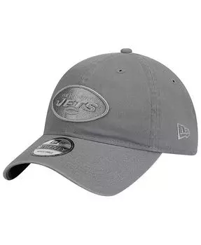 Мужская серая регулируемая кепка New York Jets Color Pack 9TWENTY New Era, серый