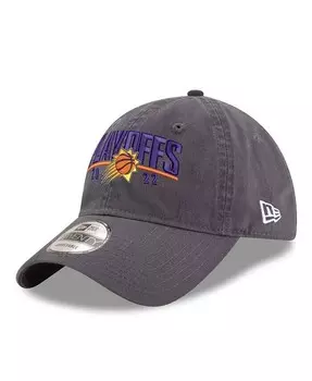 Мужская серая регулируемая кепка Phoenix Suns NBA Playoffs 2022 Arch 9TWENTY New Era, серый