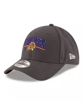 Мужская серая регулируемая кепка Phoenix Suns NBA Playoffs 2022 Arch 9FORTY New Era