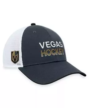 Мужская серая регулируемая кепка Vegas Golden Knights Rink Trucker Fanatics, серый