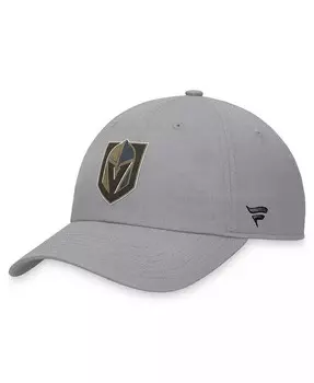 Мужская серая регулируемая кепка Vegas Golden Knights Extra Time Fanatics, серый