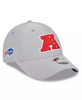 Мужская серая регулируемая шапка Buffalo Bills 2024 Pro Bowl 9FORTY New Era, серый