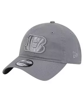 Мужская серая регулируемая шапка Cincinnati Bengals Color Pack 9TWENTY New Era, серый