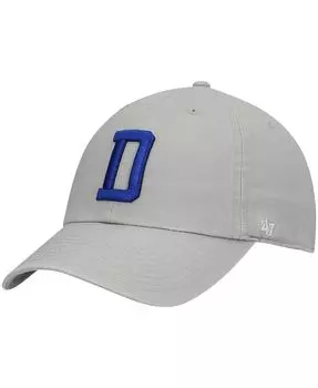 Мужская серая регулируемая шляпа Dallas Cowboys Clean Up '47 Brand