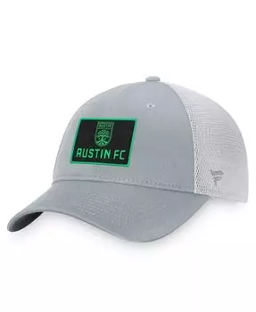 Мужская серая регулируемая шляпа с логотипом Austin FC Fanatics, серый