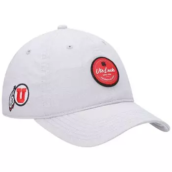 Мужская серая регулируемая шляпа Utah Utes Oxford Circle