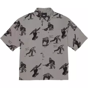 Мужская серая рубашка Asian Artist Co-brand Vans, серый