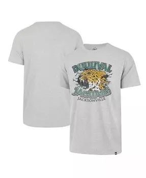 Мужская серая рваная футболка Jacksonville Jaguars Regional Franklin '47 Brand, серый