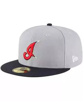 Мужская серая шерстяная шляпа Cleveland Guardians Cooperstown Collection 59FIFTY New Era, серый