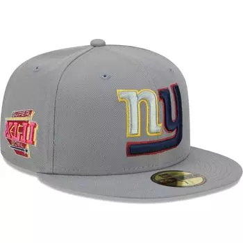 Мужская серая шляпа New Era New York Giants Color Pack 59FIFTY