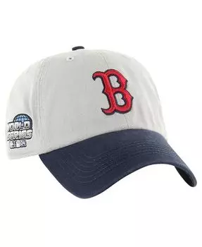 Мужская серая/темно-синяя шляпа Boston Red Sox Sure Shot Classic Franchise '47 Brand, серый